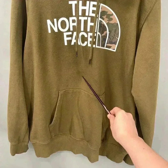 The North Face Half Dome Pullover Hoodie Mens XL Camo Gorpcore Street Urban Cozy - Picture 11 of 12